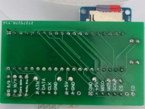 Rudedog Retros new SD2IEC card reader