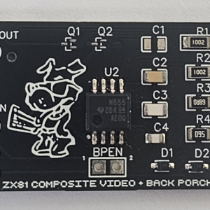 Sinclair ZX81 Composite Video / Back Porch Generator Mod