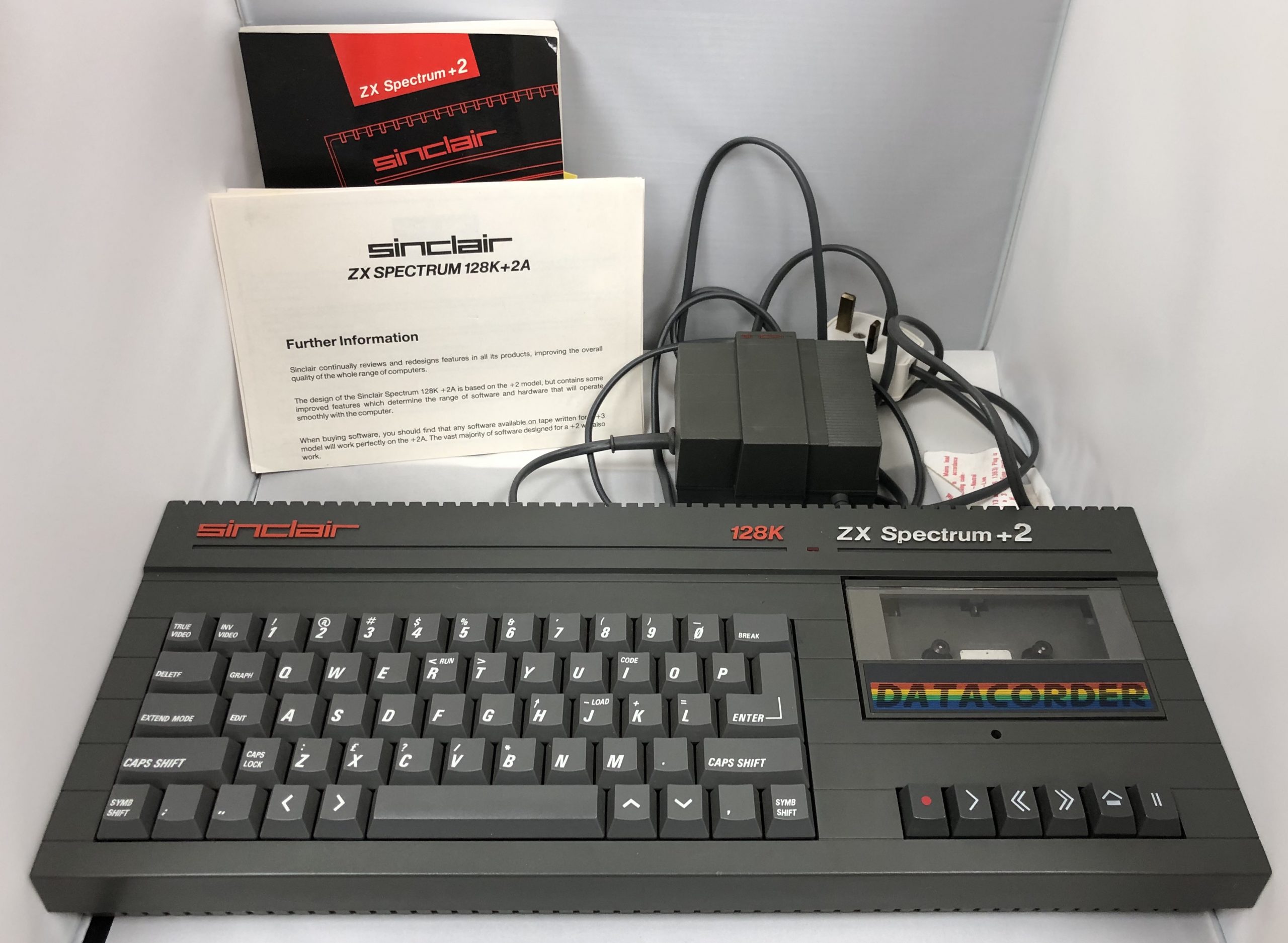 ZX Spectrum +2 Grey – BLUETOOTH ENABLED, Power Supply