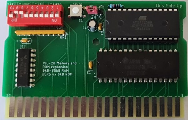 Rude Dog Retros-VIC20-Ram-Board