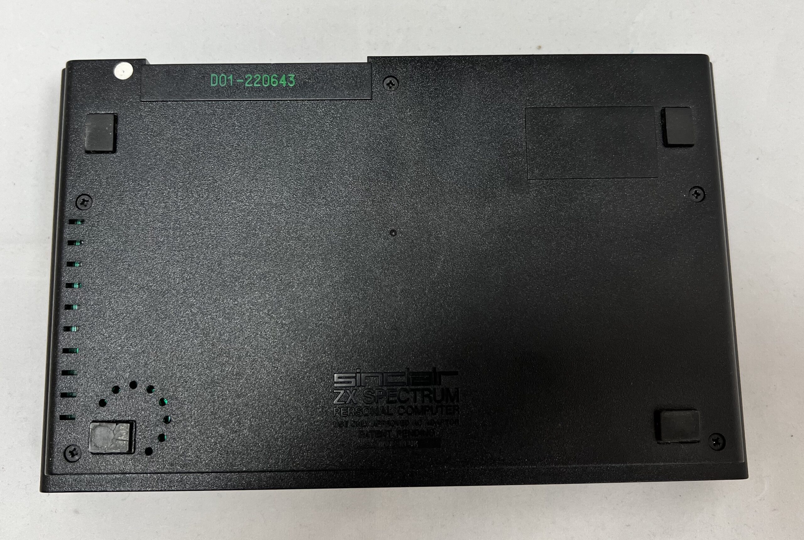 Upgraded Sinclair Spectrum 48K with rubber keys and ZX power