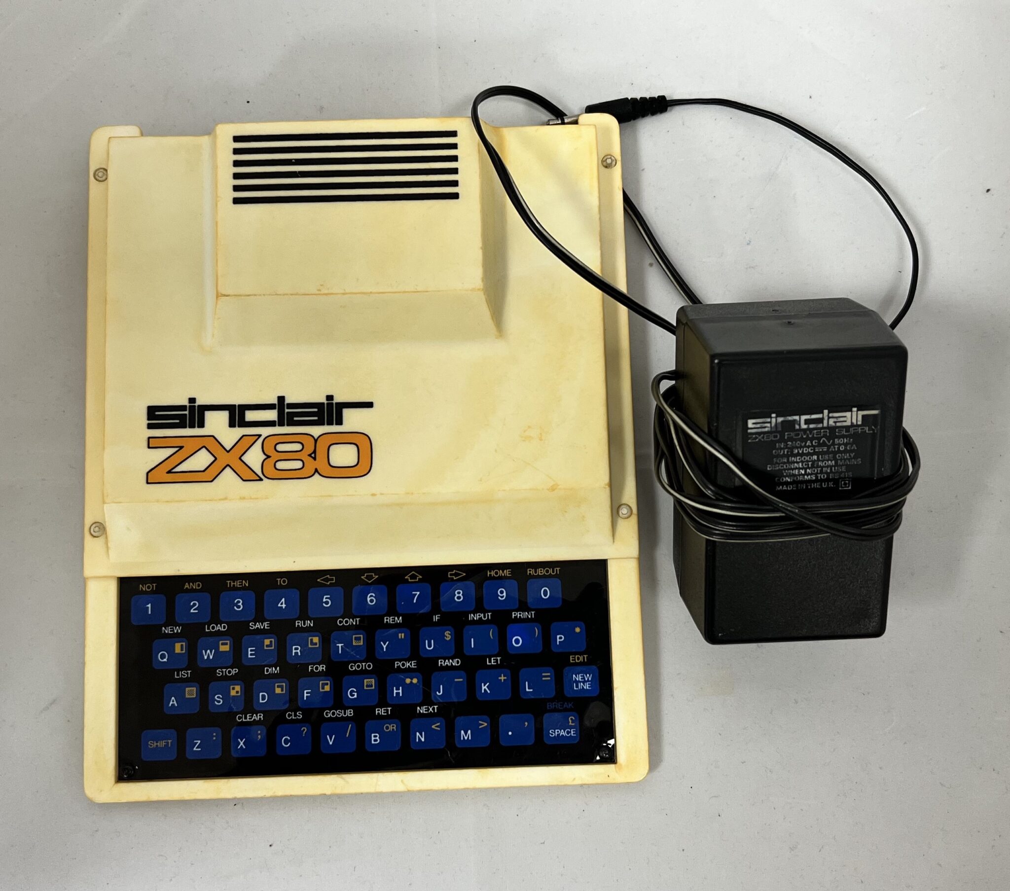 Vintage 1980s Sinclair ZX80 Computer - Rude Dog Retros