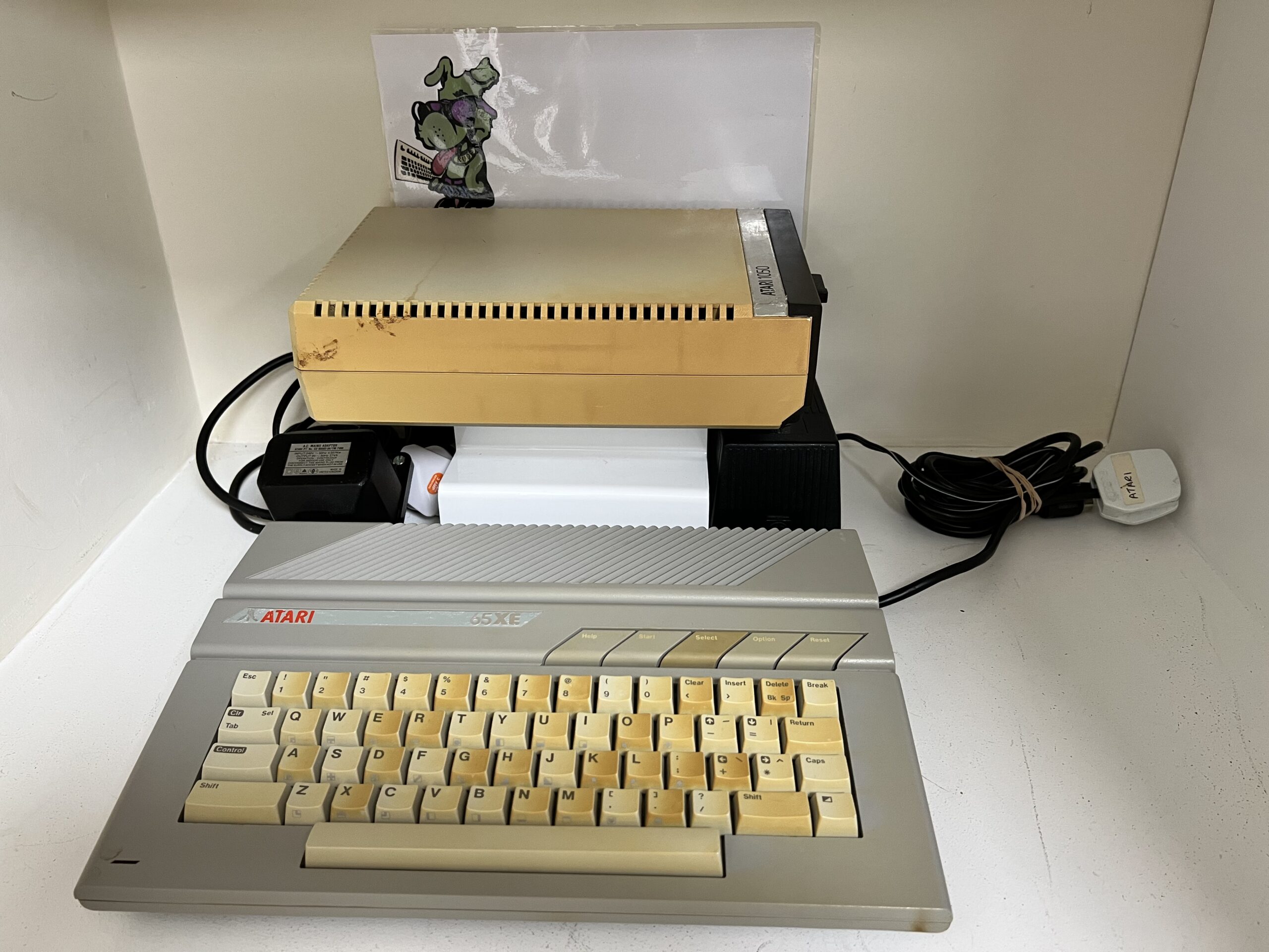 Atari 65XE and 1050 Disk Drive Bundle - SN A1793 030835-IMG_3955
