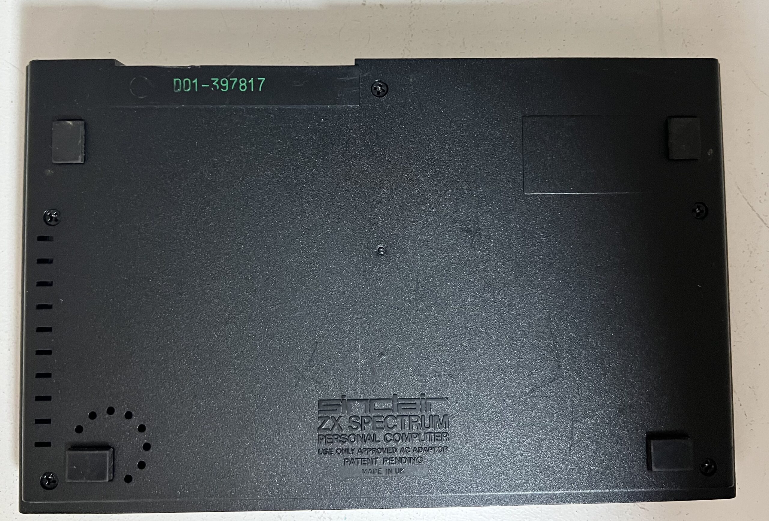 Sinclair ZX Spectrum 48K rubber key with composite video mod and original  Sinclair PSU